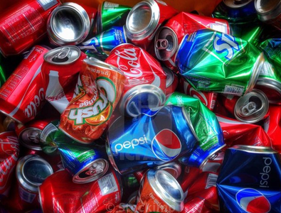 Repurposed Soda Cans