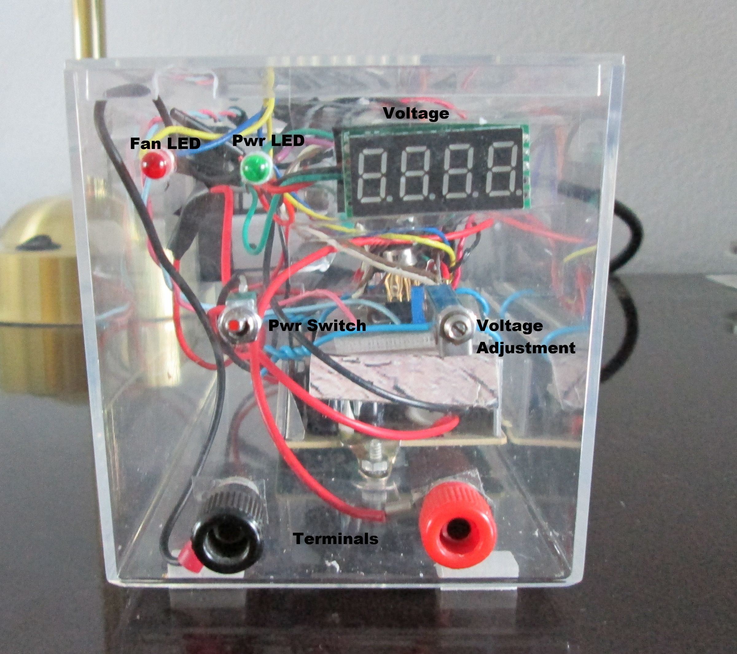 Variable Bench Power Supply With Active Cooling