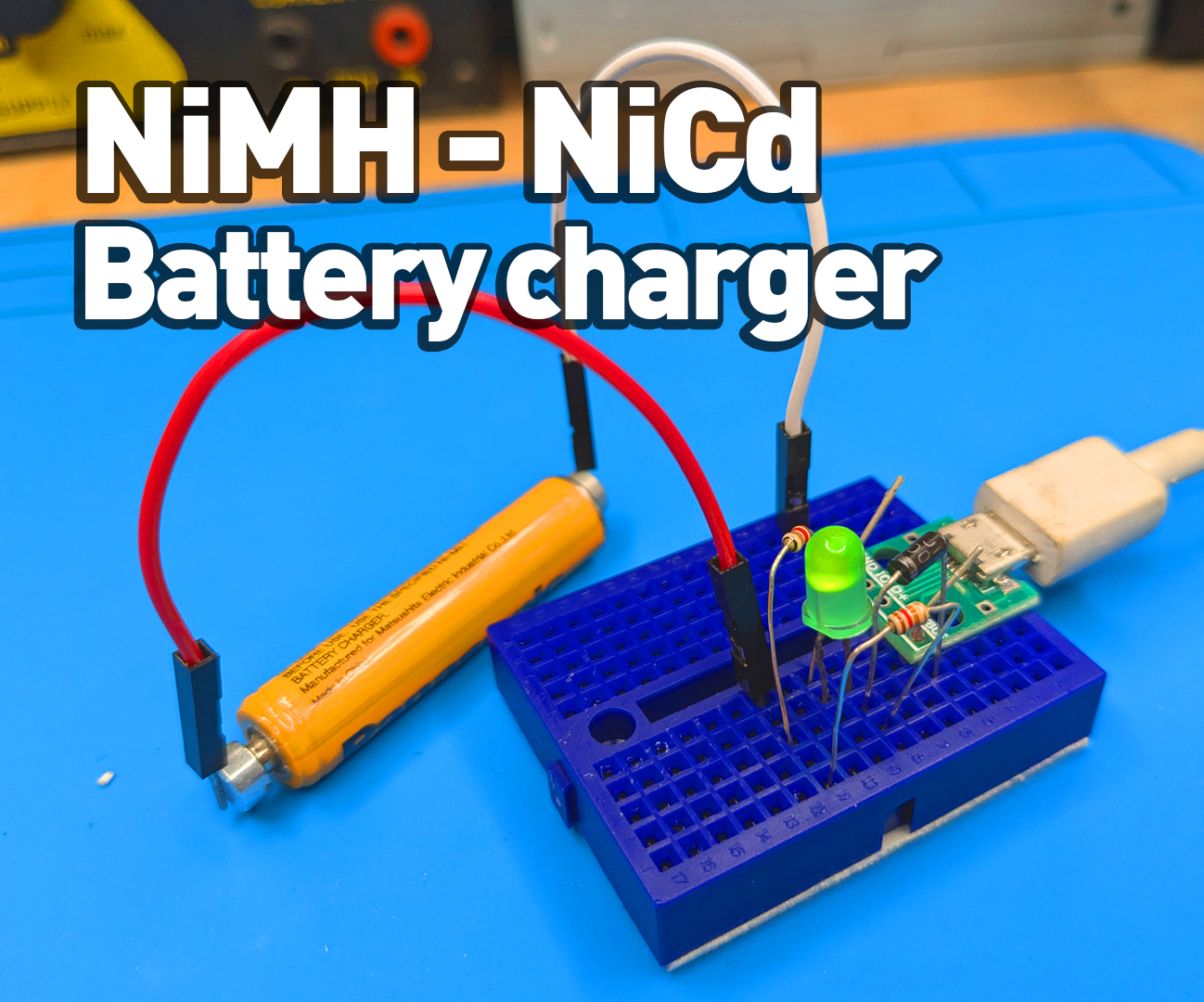 Build Your Own Ultra-Cheap NiMH/NiCd Battery Charger