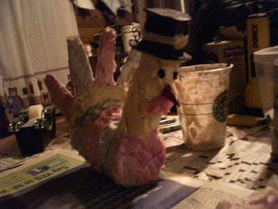 how to make a turkey pinata