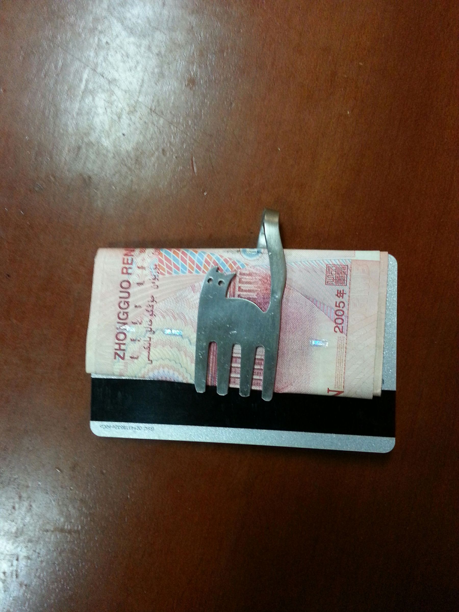 Cat Money Clip