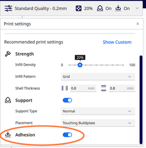 You Can Also Add a Base With Set Adhesion(optional)
