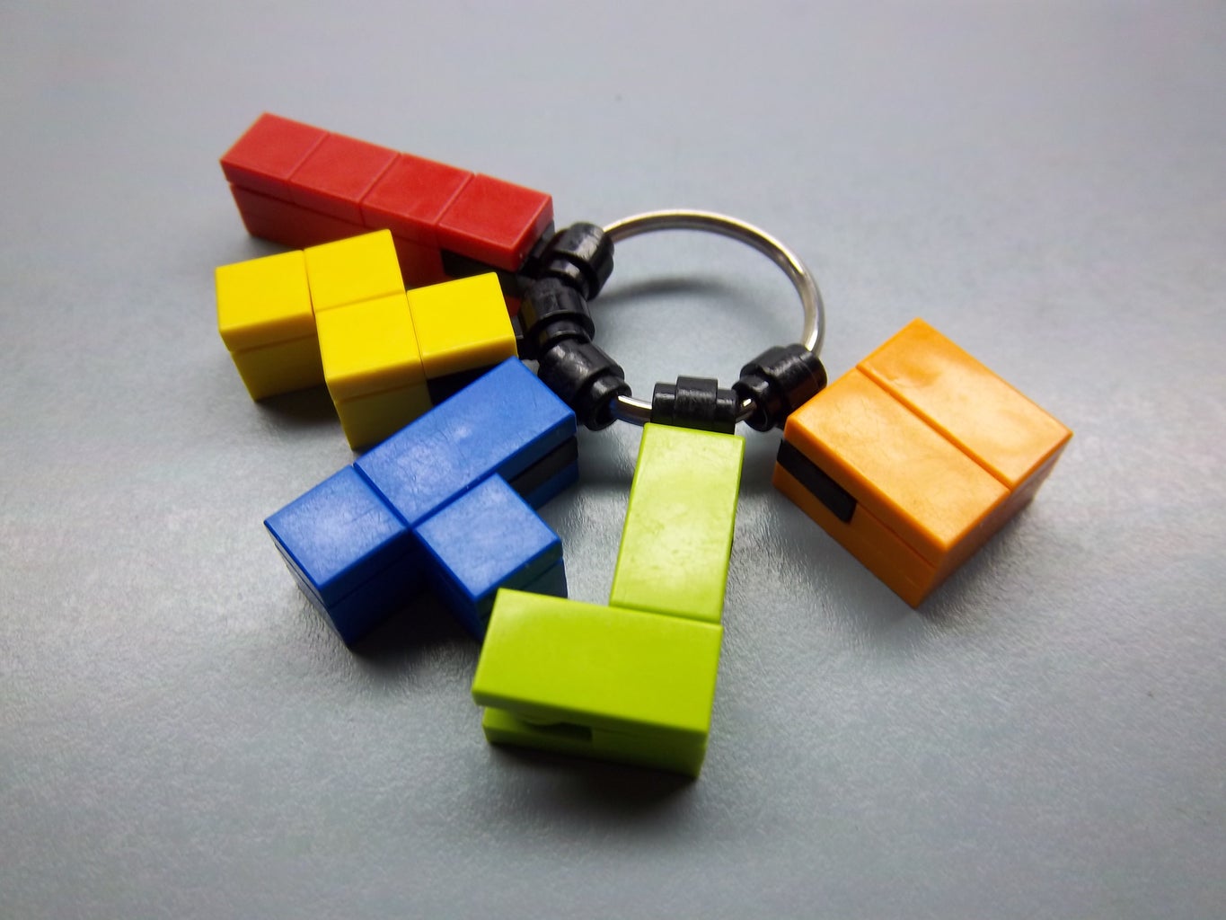 LEGO Tetris Keychains