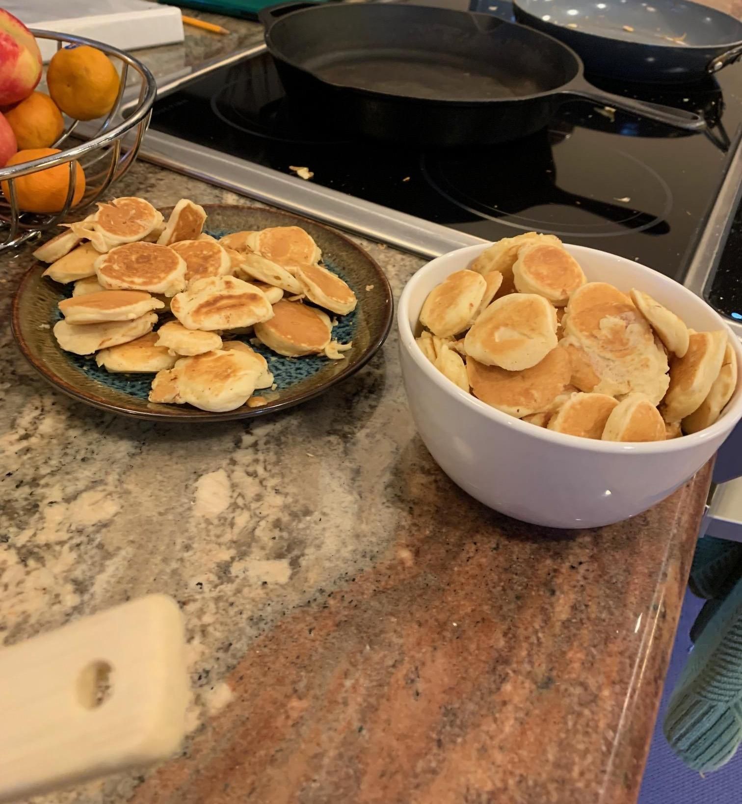 Quick and Easy Miniature Pancakes 9 Steps Instructables