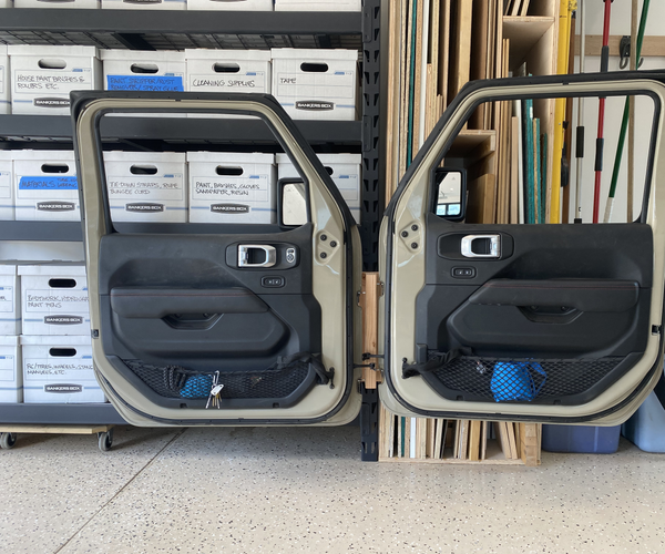 4-Dollar Jeep Door Storage