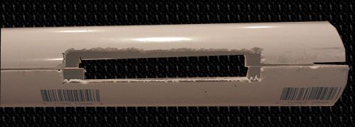 Cutting the Grooves in Which the Launch Pad Moves