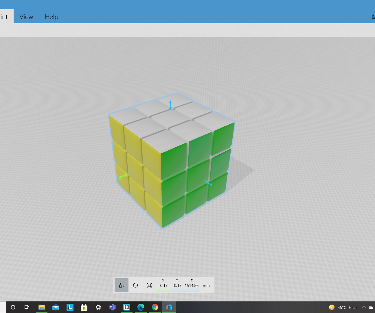  3D printable  Rubrics Cube