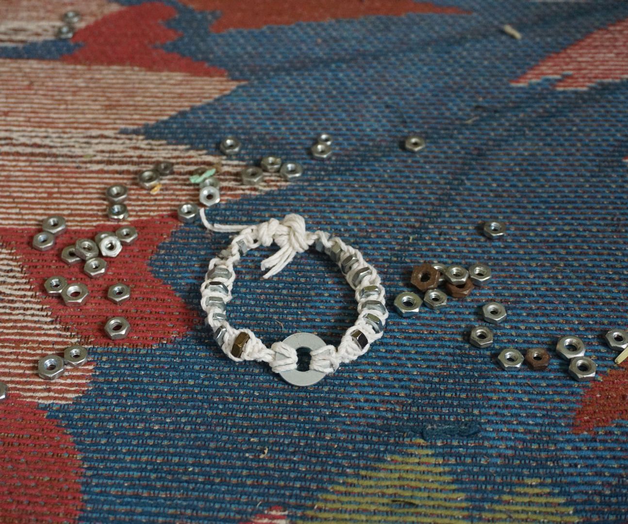 Hex Nut and Washer Bracelet