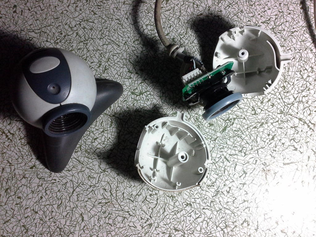 Vision Webcam : 6 Steps Circuit Diagram