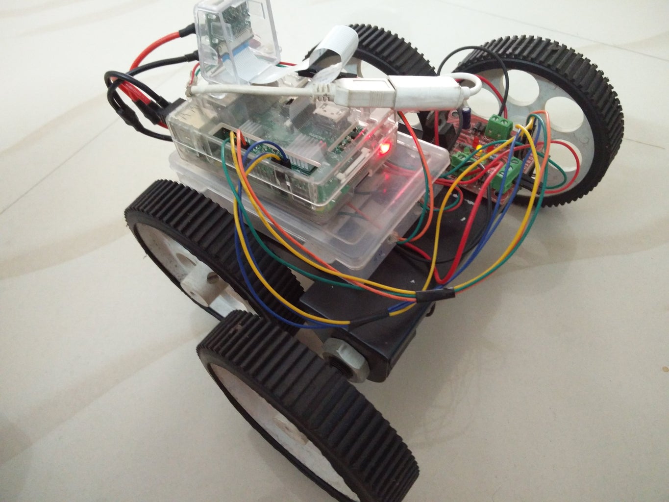 Wifi Controlled Robot Using Raspberry Pi 