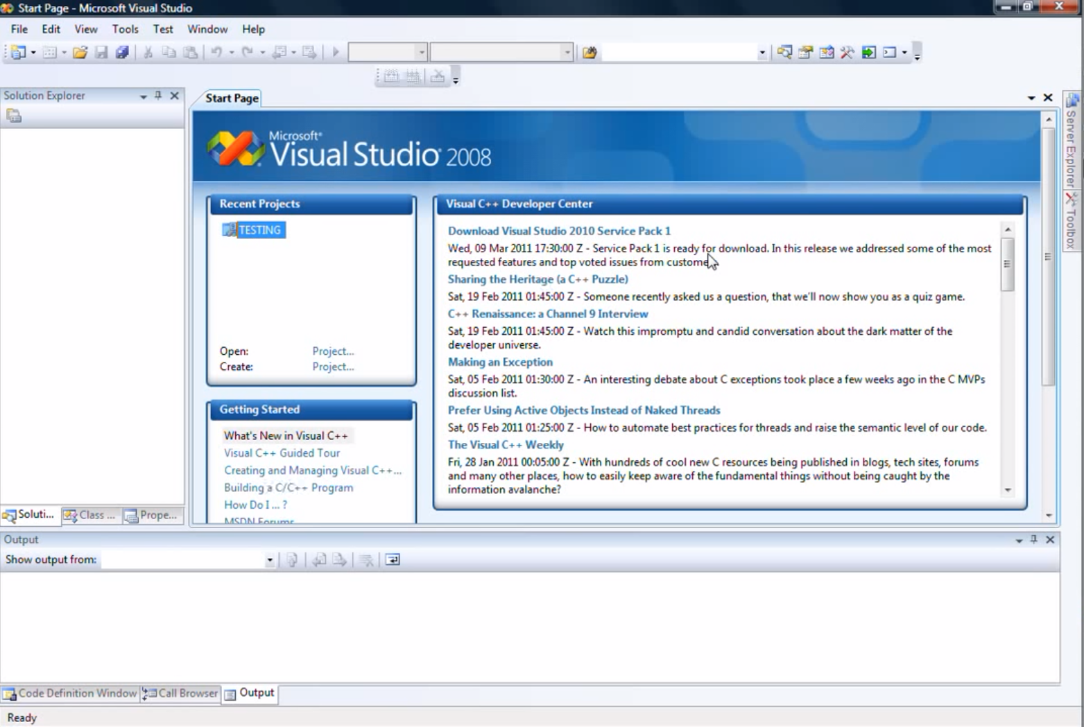 Using Visual Studio 2008 to Write Serial Software