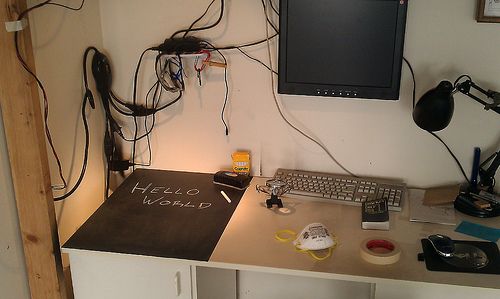 Workbench Chalkboard