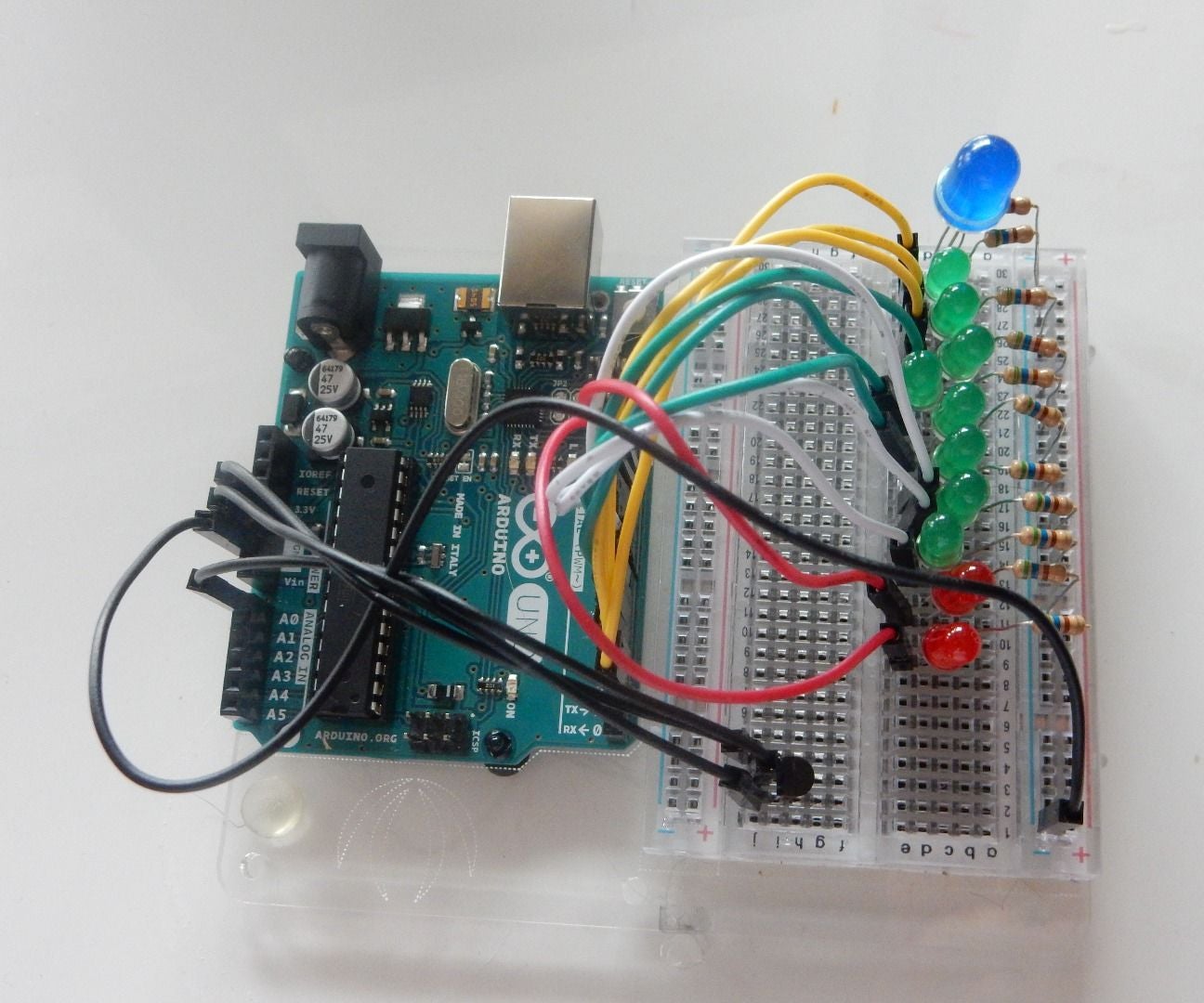 Arduino Temperature Monitor and Visual LED Meter : 4 Steps (with ...