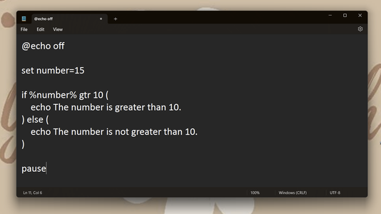 Batch Scripting : Using 'If Statements' for Decision Making : 7 Steps ...