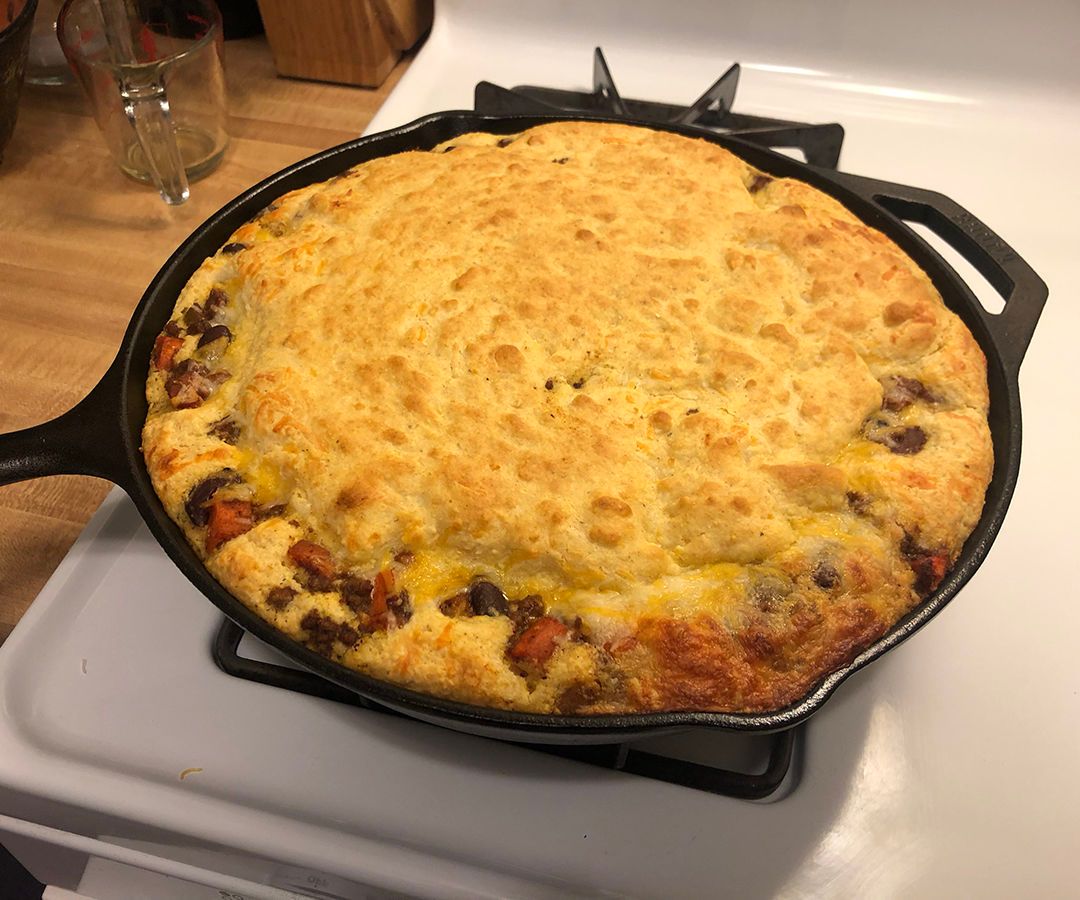 Ultimate Chili-Stuffed Cornbread