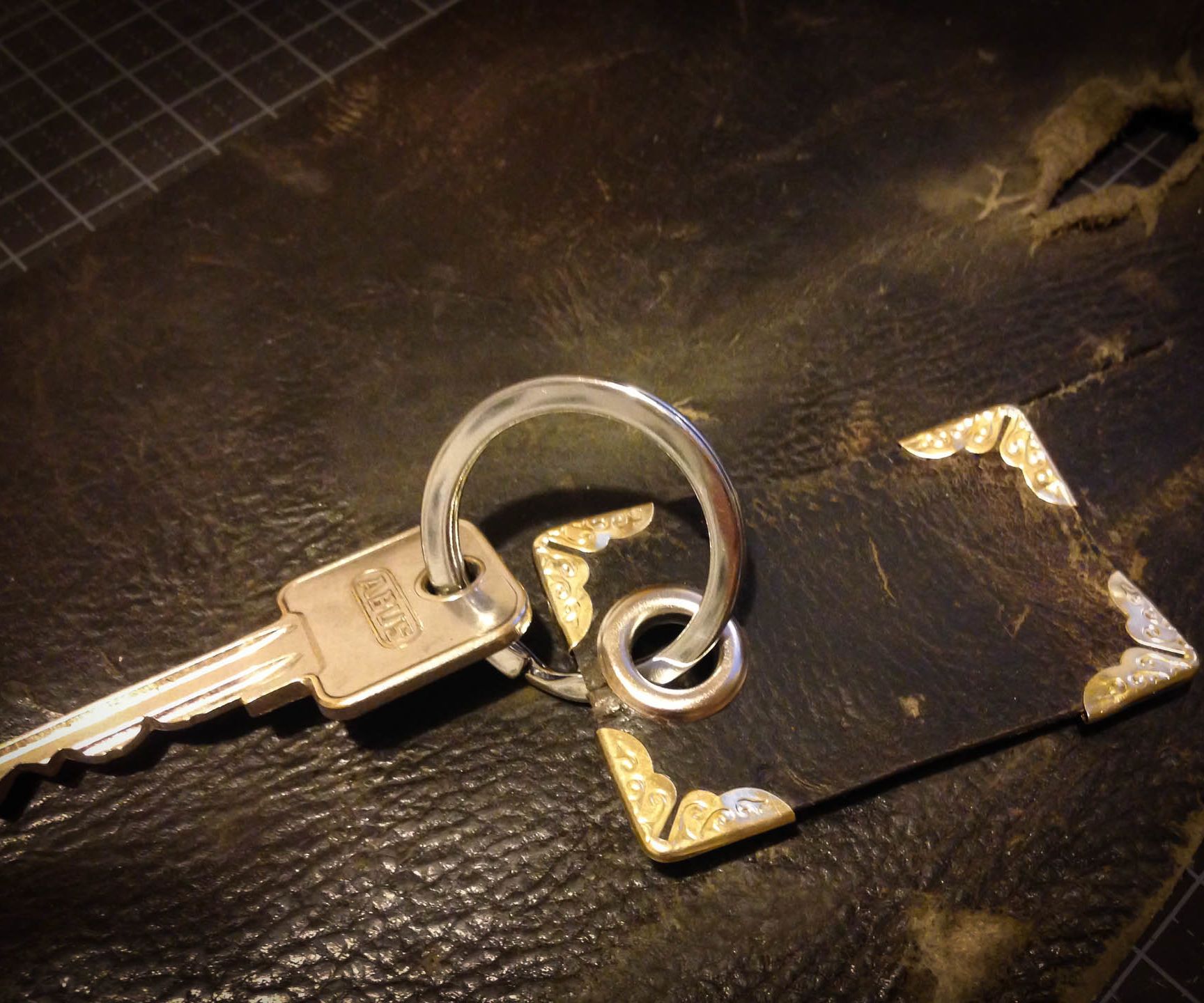 Leather Scrap Project - Easy Key Fob