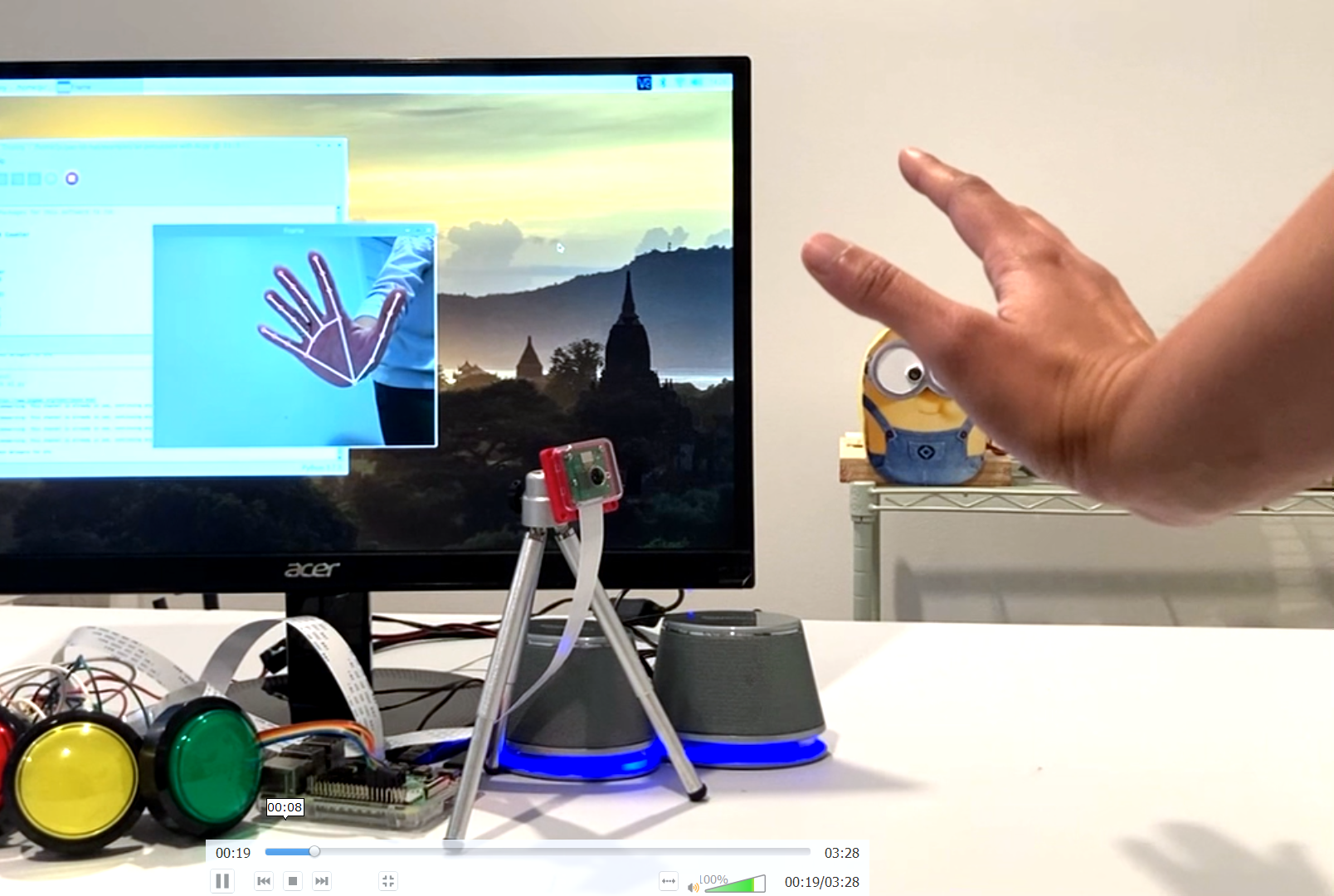 AI Air Drums With Computer Vision and RaspberryPi