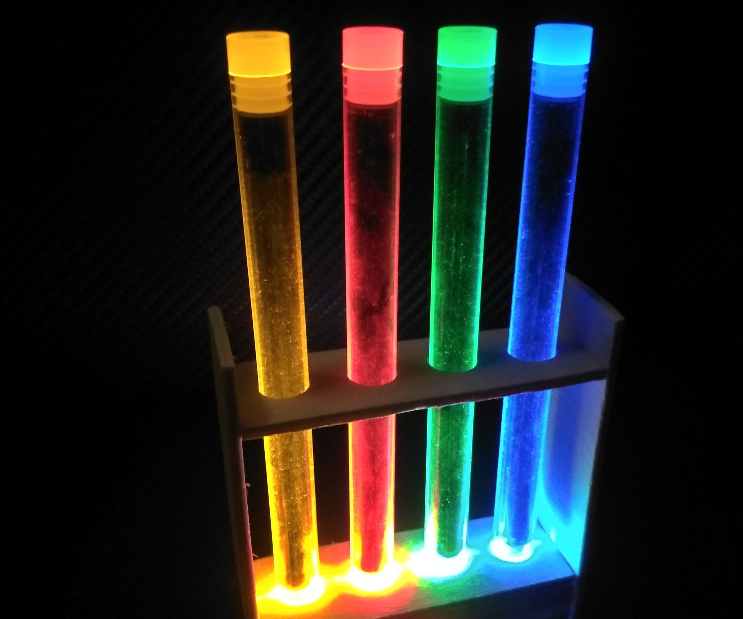 Glowing Stands (precisely balanced LEDs)