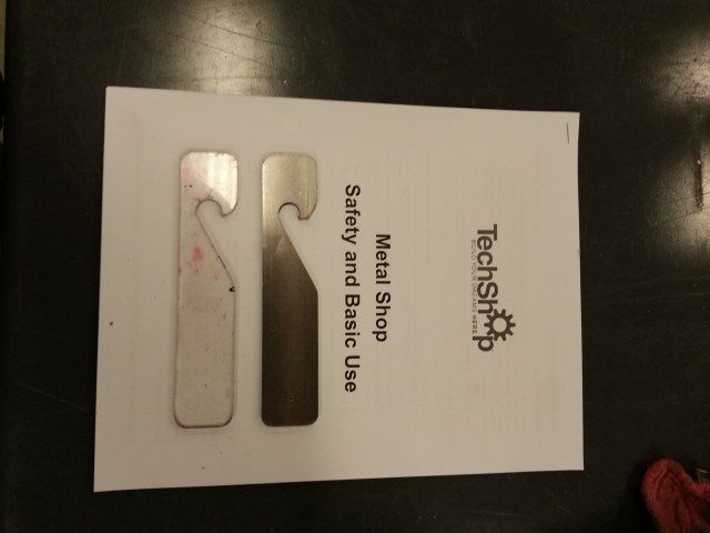 Metal Shop , Safety and Basic Use Class  - I Made It at Techshop, Chandler