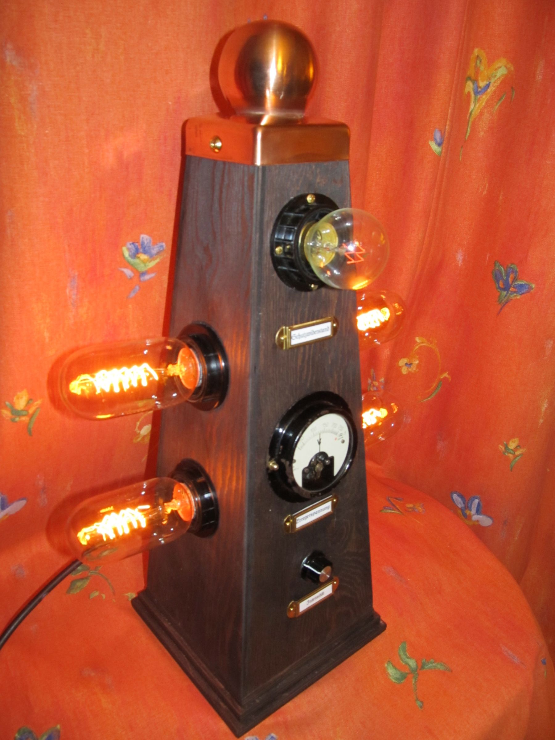 The Dalek, a Steampunk Desk Lamp for the Mad Doctor