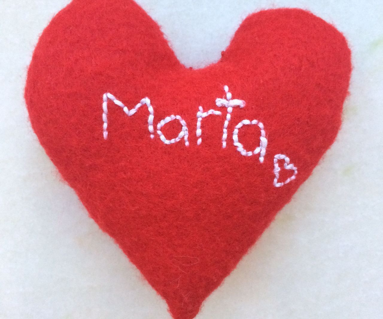 Personalized Heart Pillow!