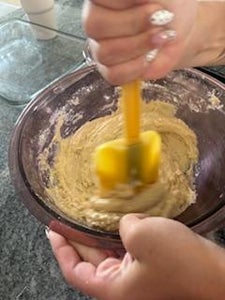 Mix Dry and Wet Ingredients Together
