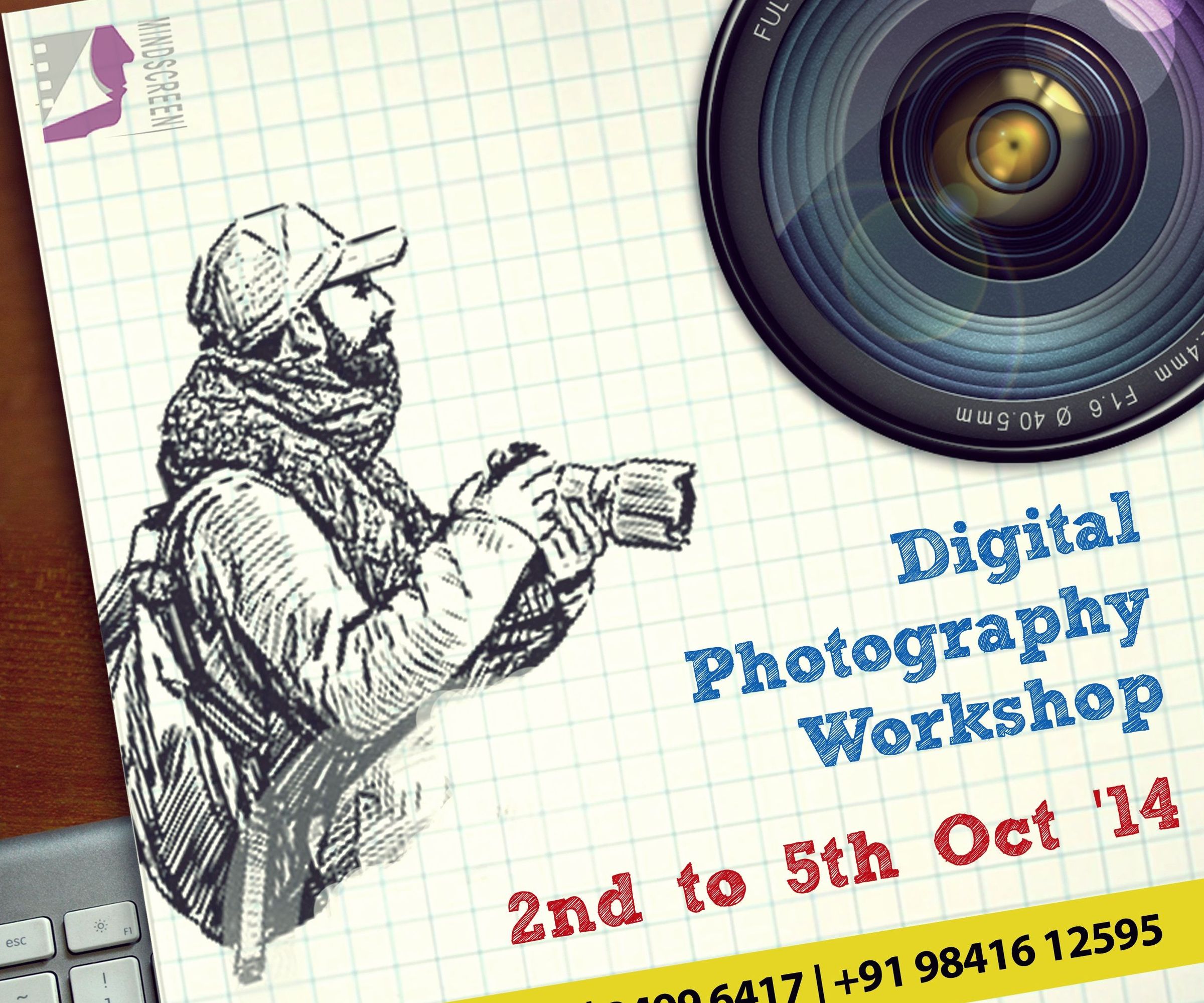 DIGITAL PHOTOGRAPHY WORKSHOP – 2nd to 5th October 2014