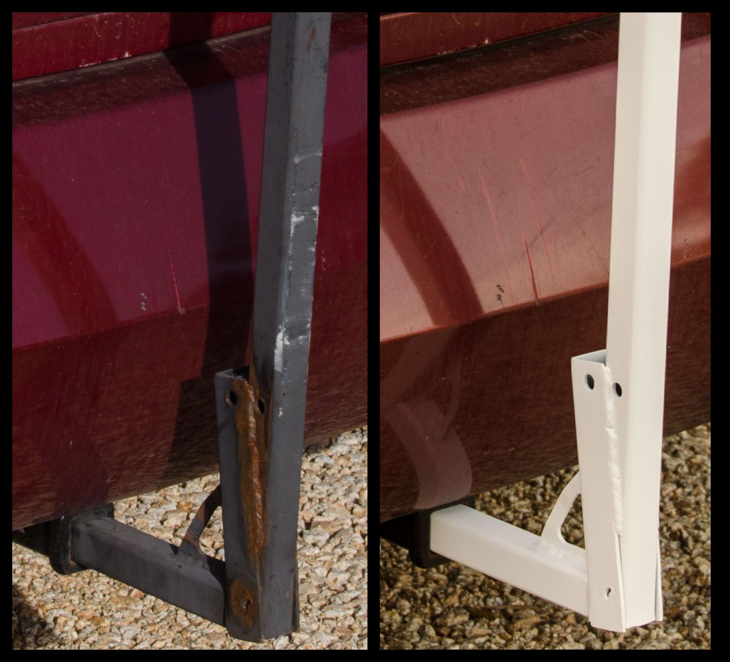 Powder-Coating an Old Bike Rack