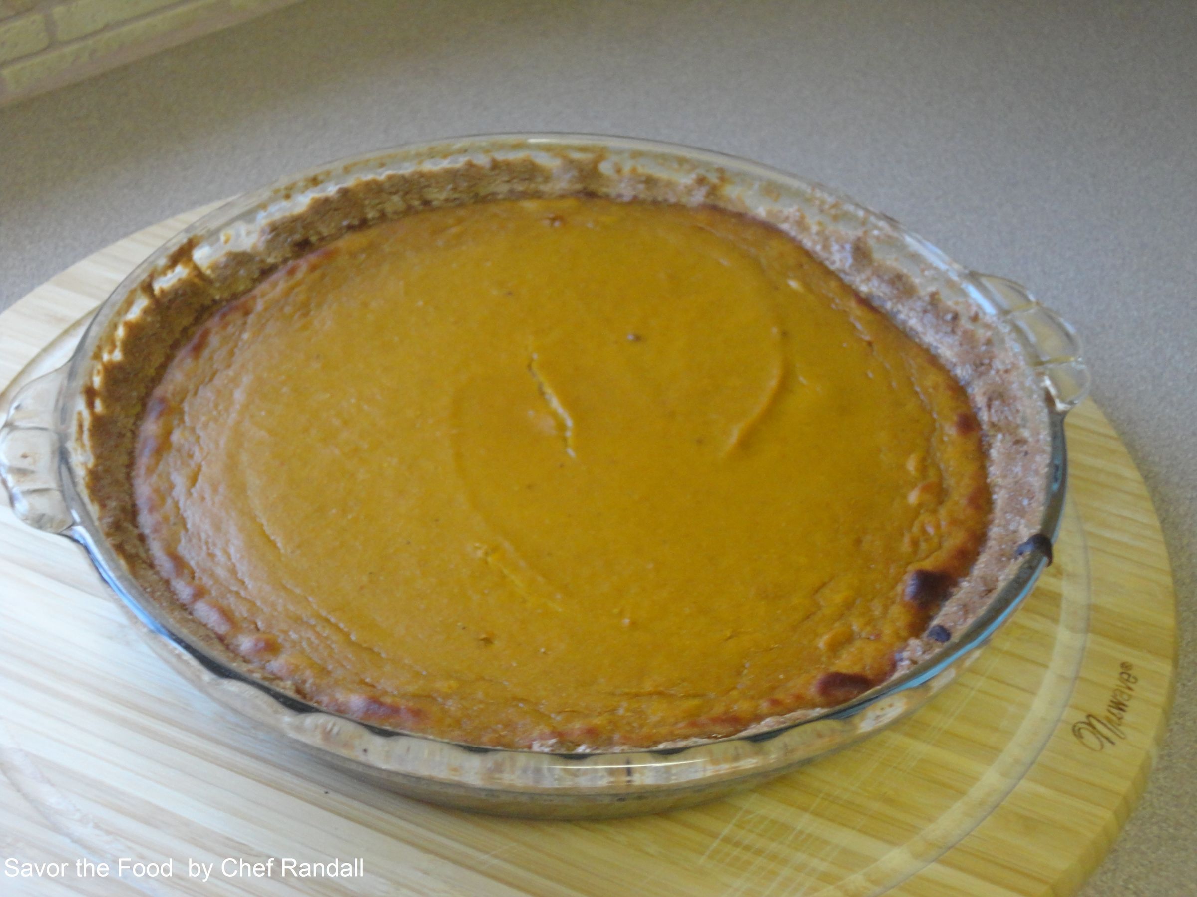 Pumpkin Pie With a Grain Free Crust