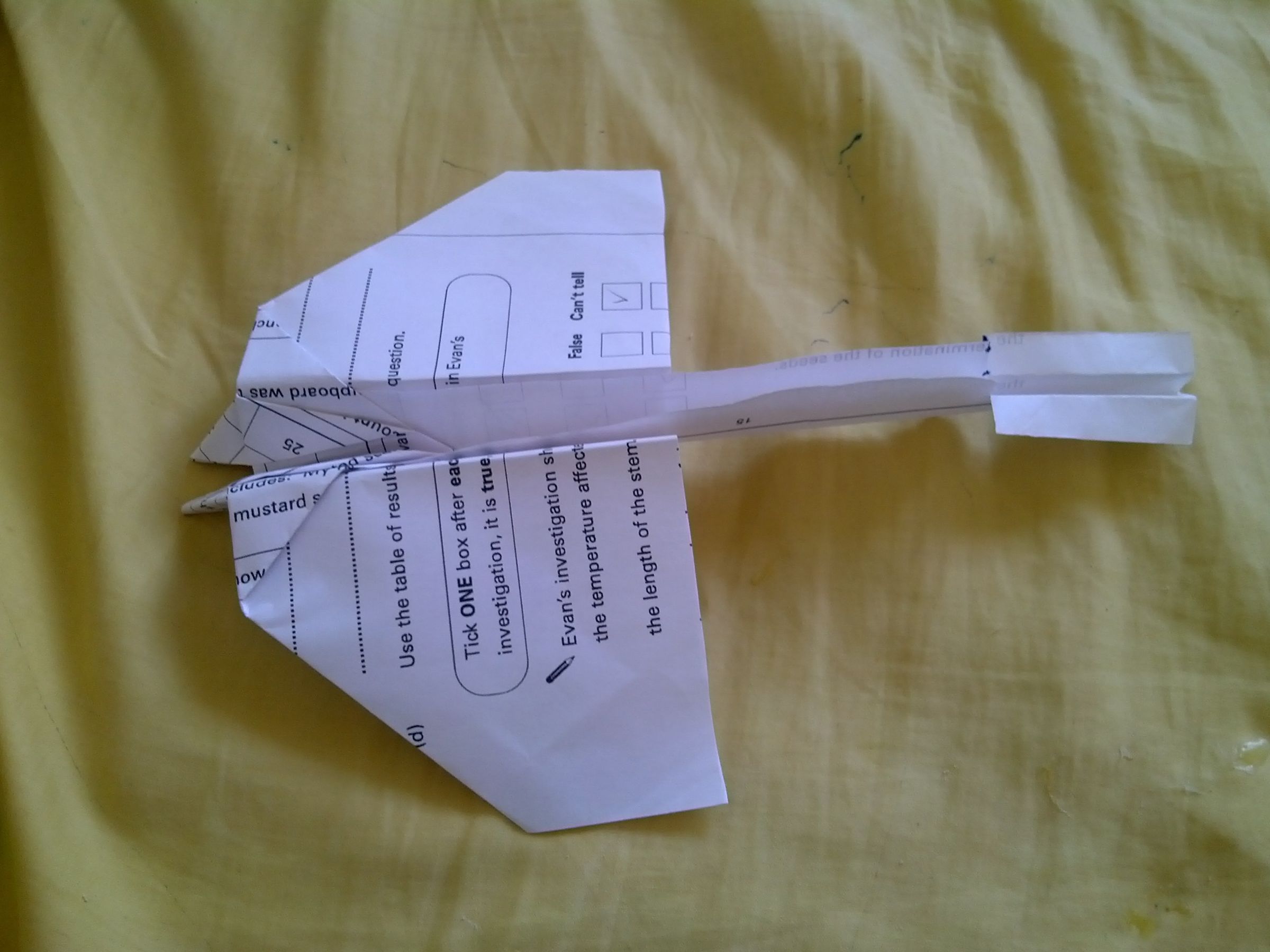 DC3 Paper Airplane-The King of the Paper Gliders