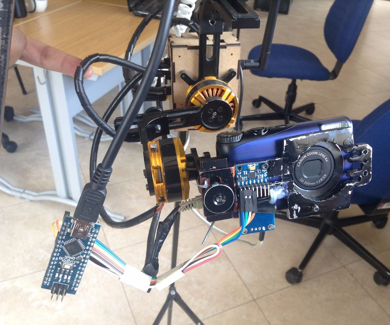 Gimbal Calibration With IMU MPU-6050
