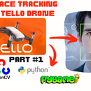 Tello Drone Python Programming, Face Tracking From Drone Camera! Using Python Module OpenCV and PyGame!