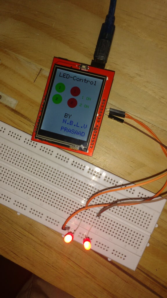 Arduino TFT Display Home Autoamtion