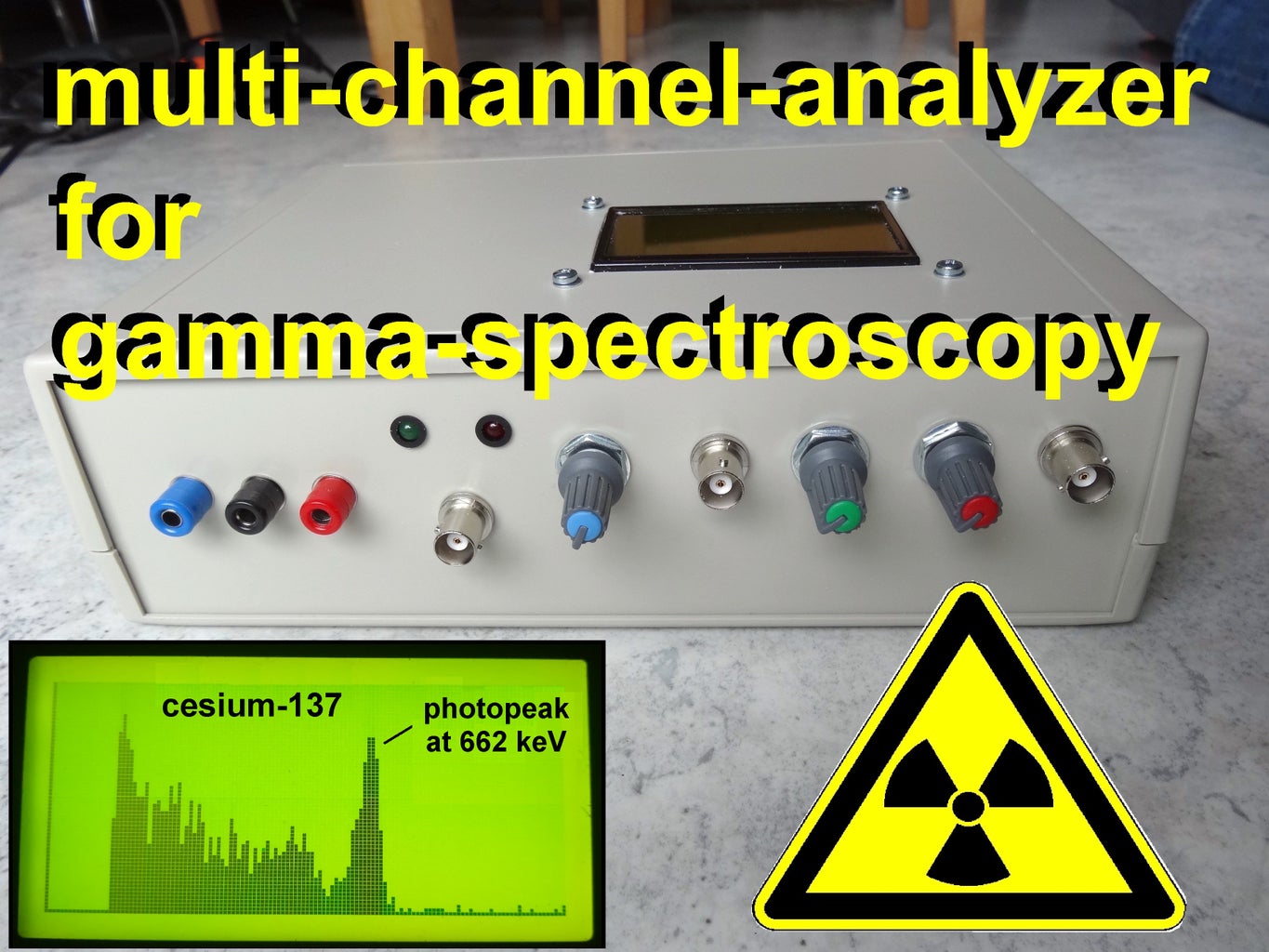 Multi Channel Analyzer for Gamma Spectroscopy With Arduino & Theremino ...