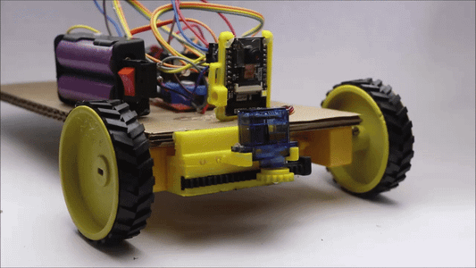 Make Wi-Fi Controlled Robotic Camera Car With Gripper