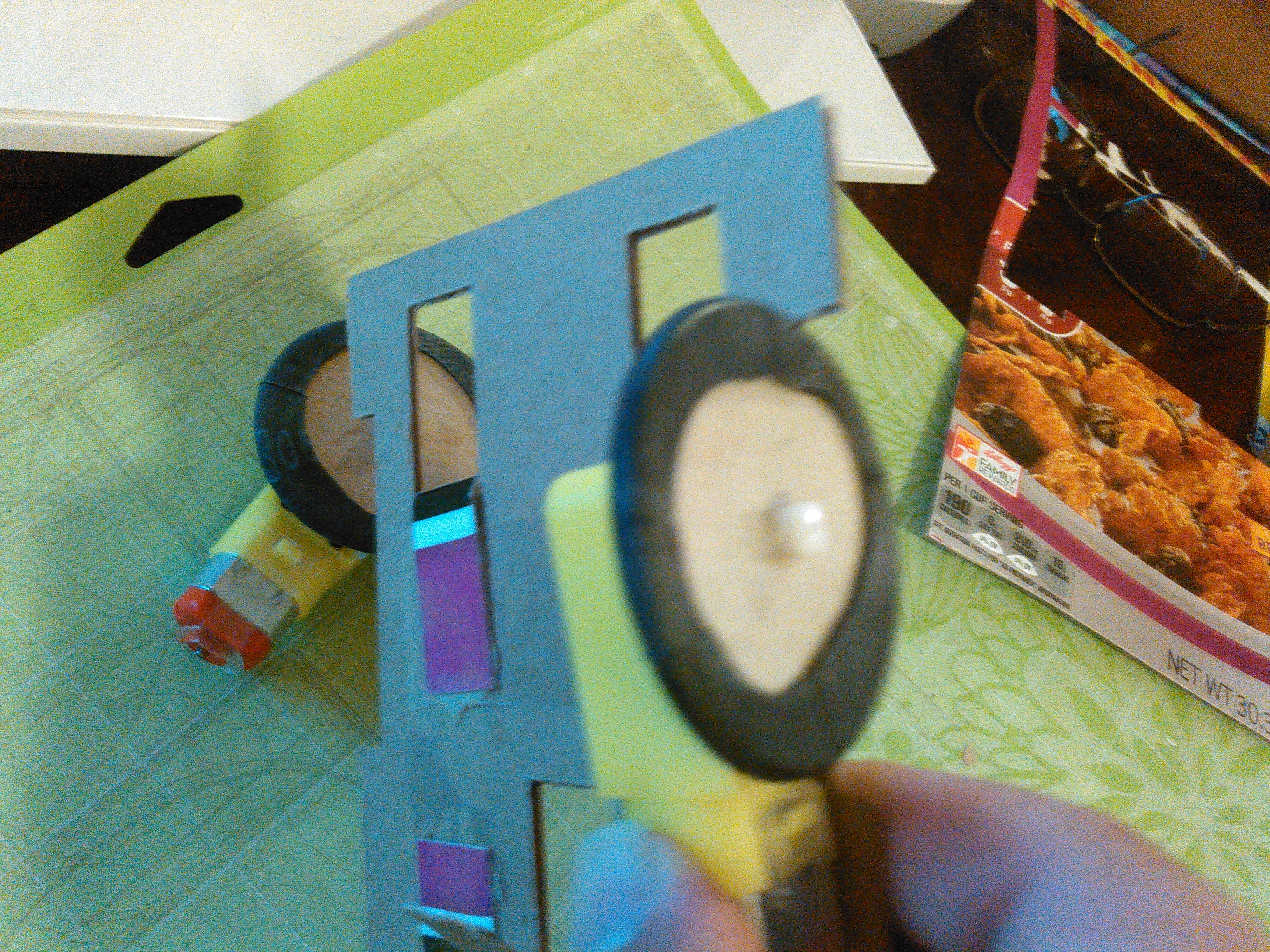 Cereal Box Robot Using Cricut Explore to Cut Chassis and Wheels 19