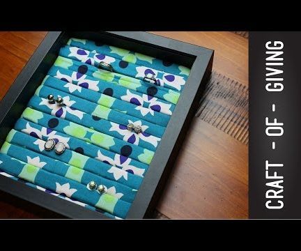 DIY Photo Frame Jewellery Storage | Craft of Giving 
