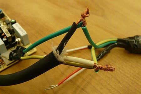 Attaching the 120v Power Wires