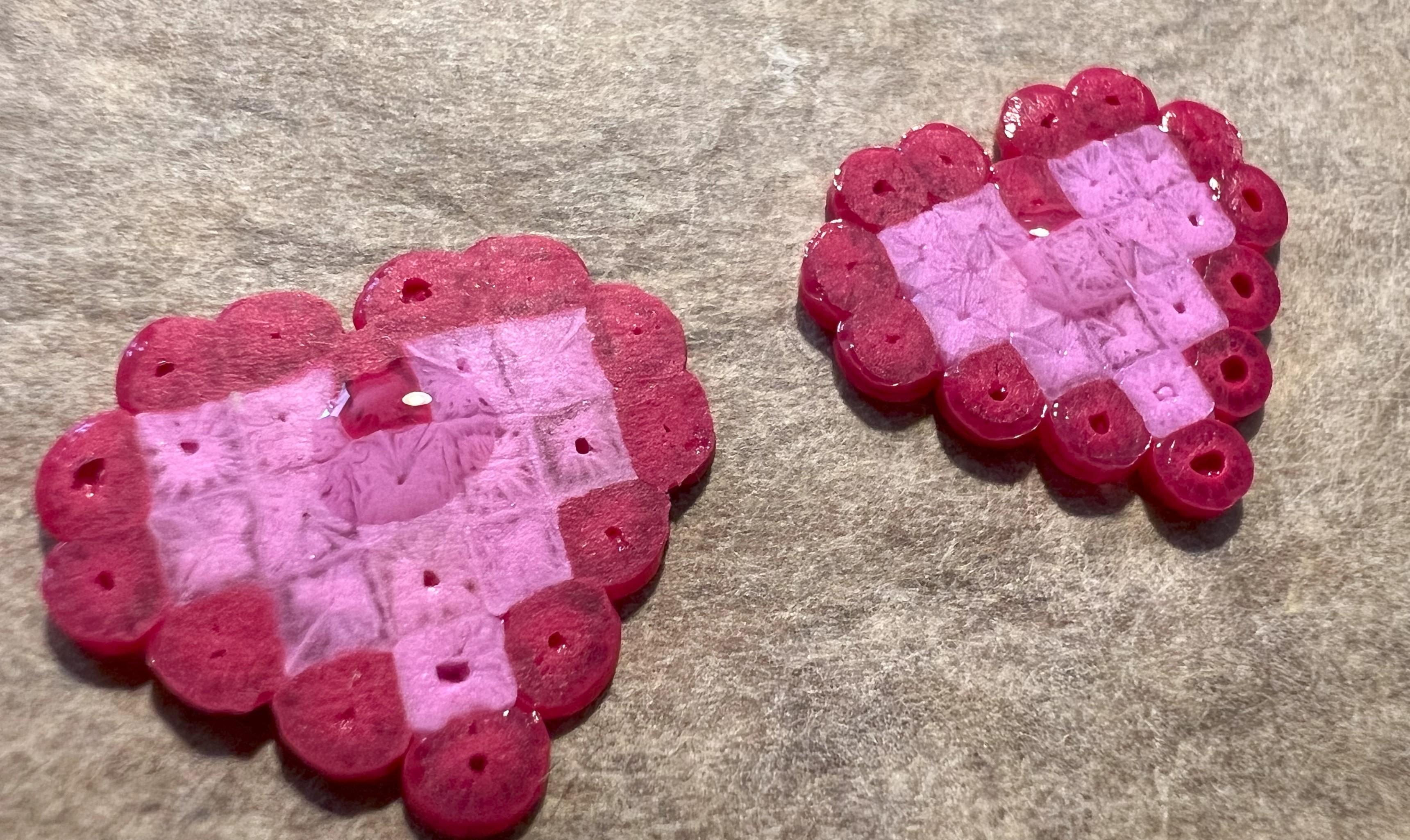 Hama Beads Earings 5 Steps Instructables