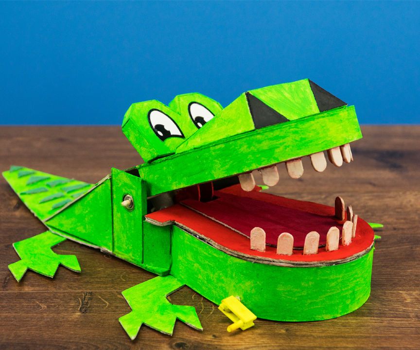 HOW TO MAKE CROCODILE DENTIST GAME FOR HALLOWEEN PARTY