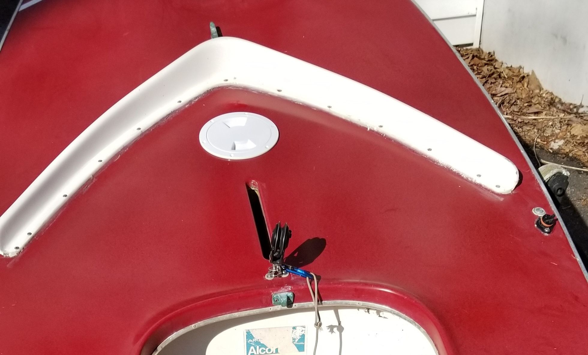 Install an Inspection Port in a Sunfish Sailboat 10 Steps Instructables