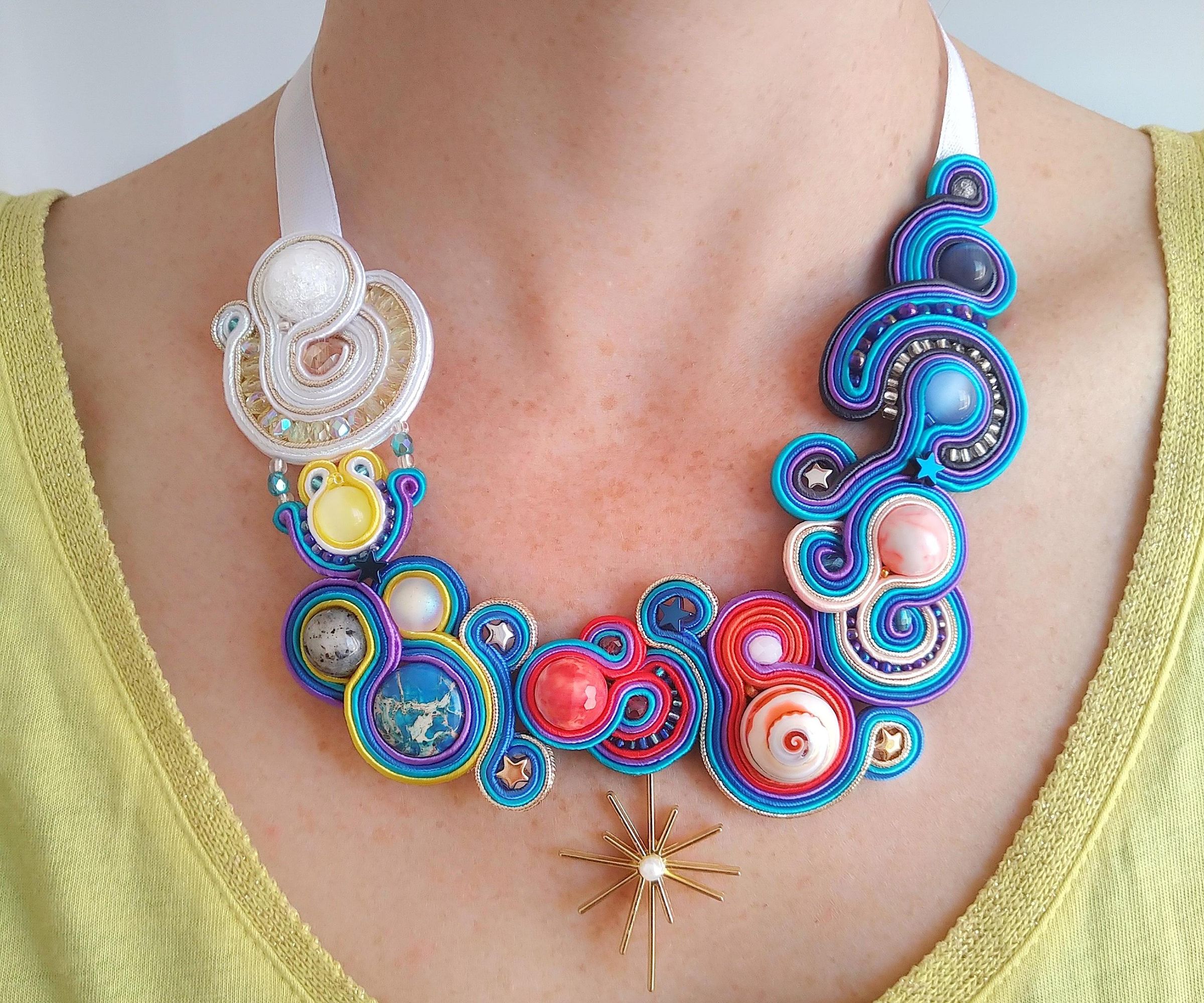 Necklace "Dream in the Center of the Solar System" ⭐