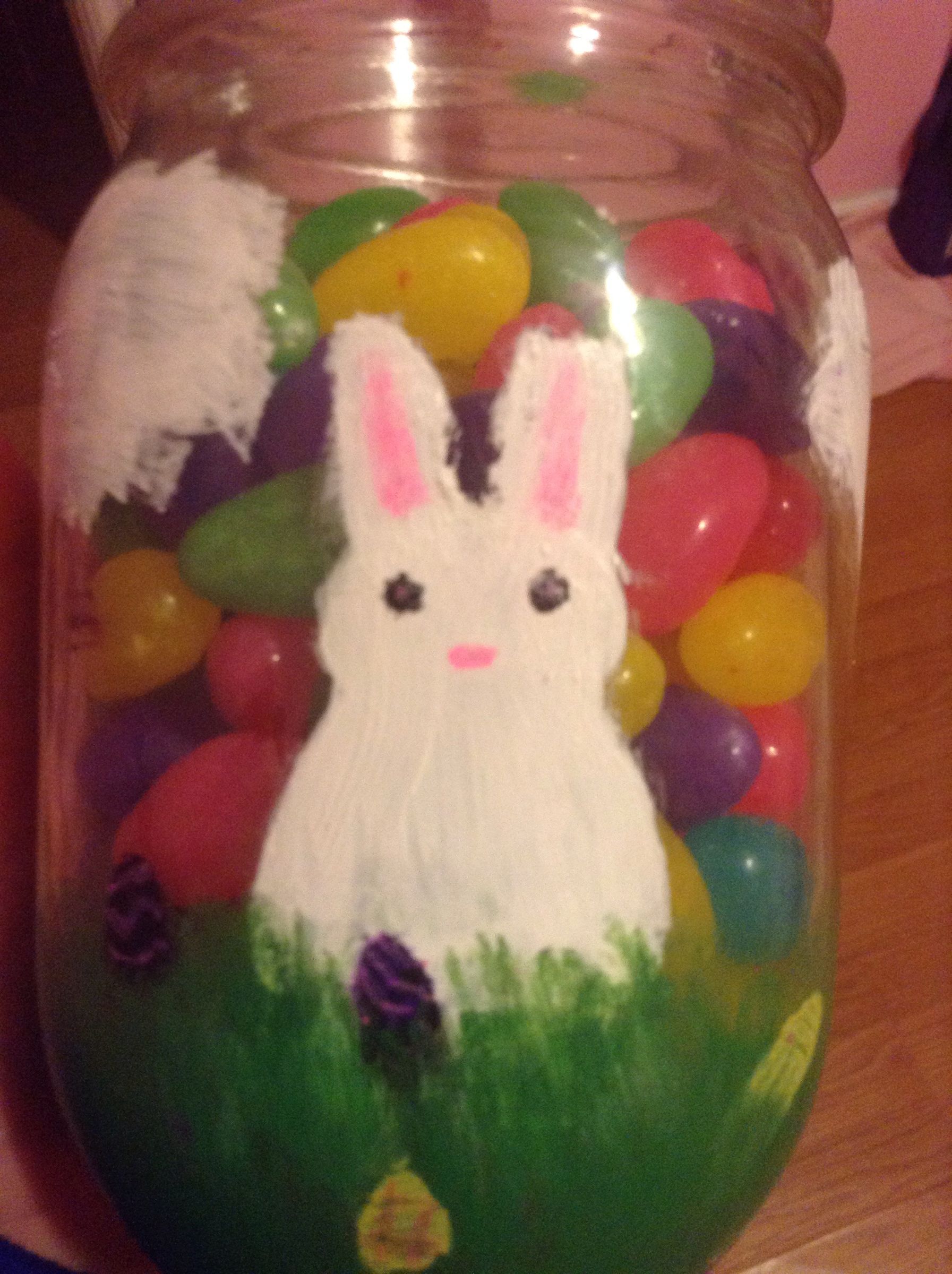 Cute Easter Jar Decoration