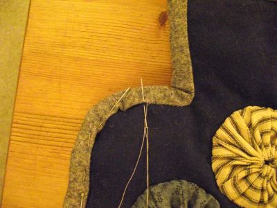 Make Binding (for Trim) and Sew Into Place to Finish!