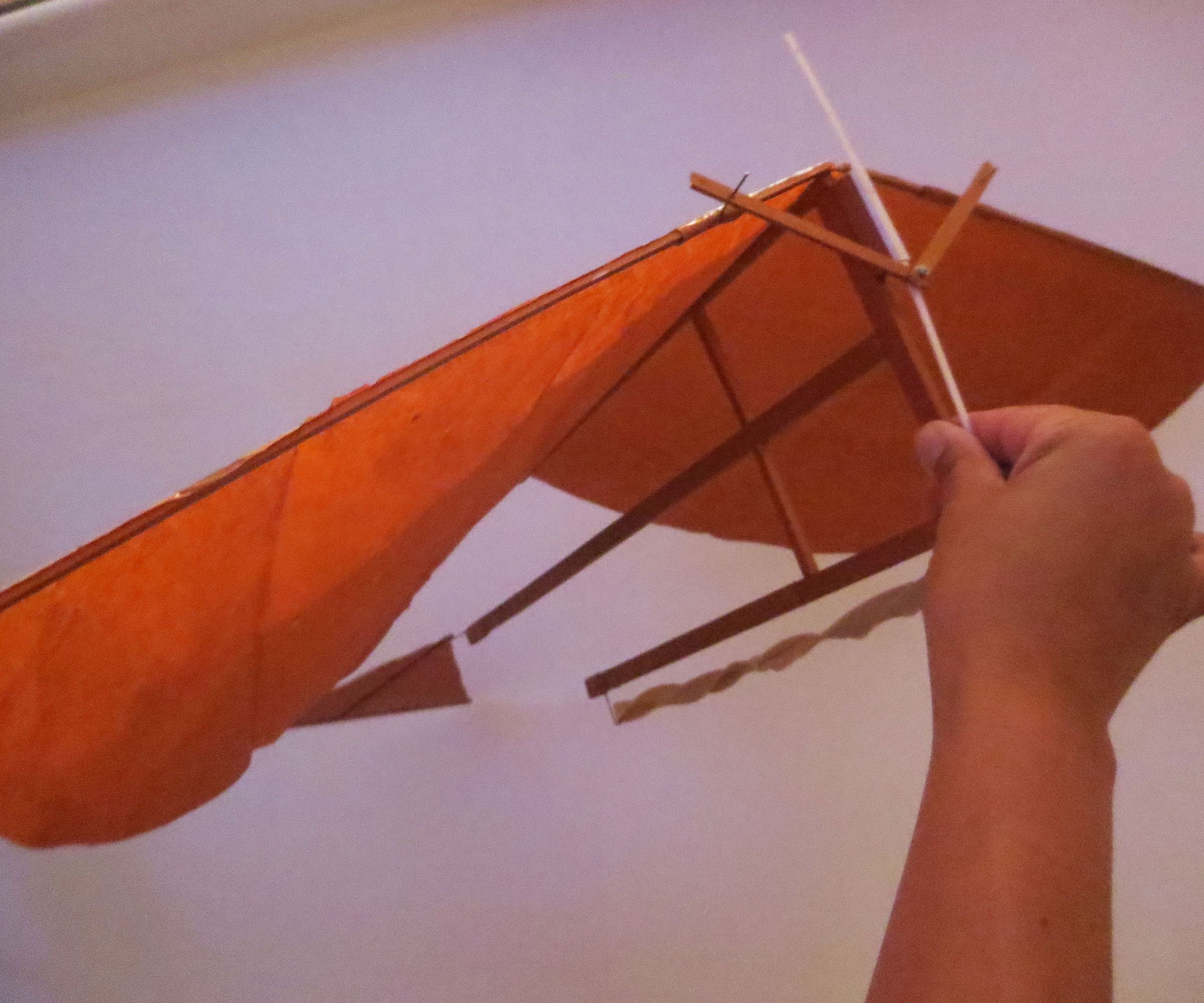 Rubber Band Ornithopter Airplane