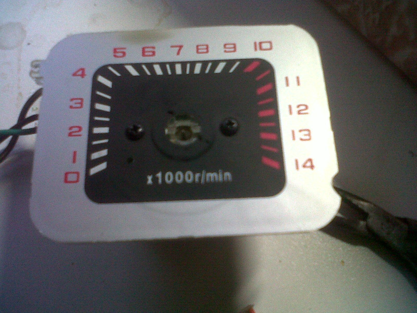 Repair a Motor Cycle Tachometer Needle