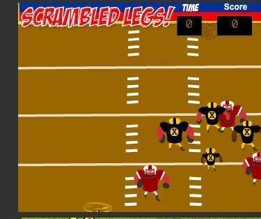 NFL Scramble Legs Game Glich