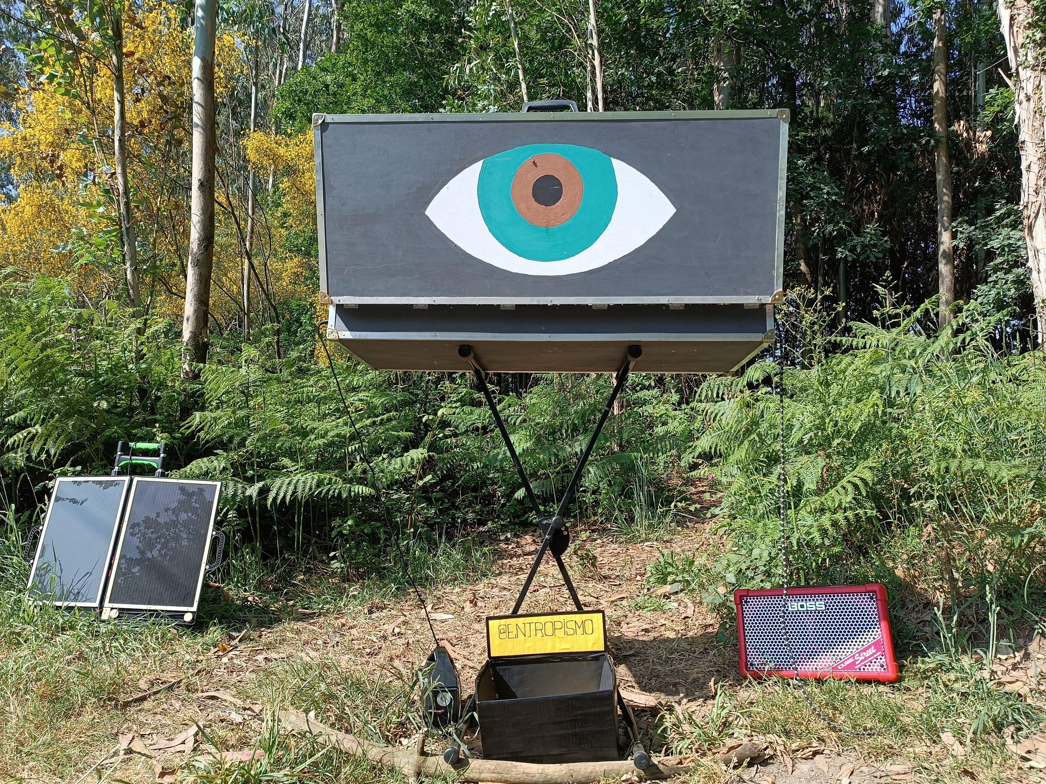 Busking Synth Case Full Portable Autonomous Setup 9 Steps (with