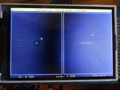 Simulating Galaxy Collisions With Arduino