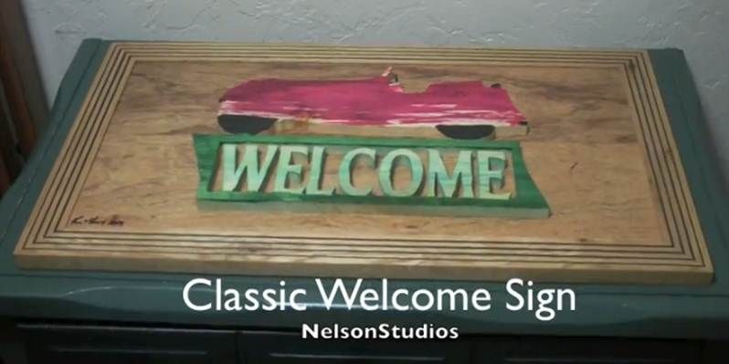 Classic Welcome Sign